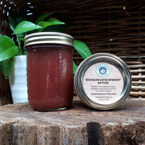 Rhubarb and Strawberry Butter