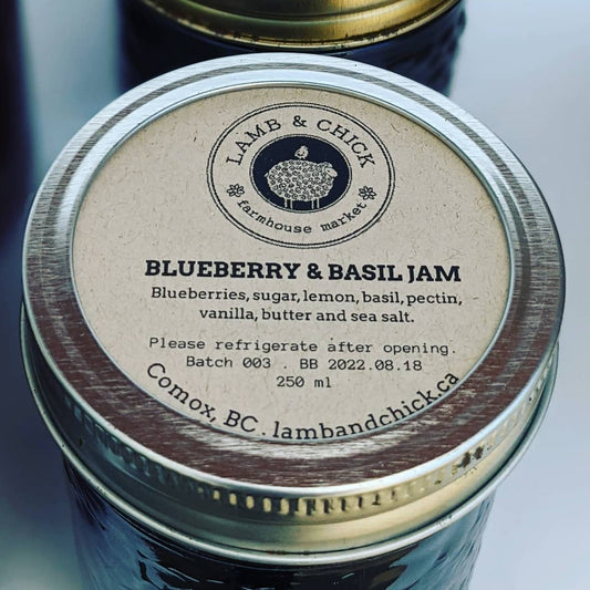 Blueberry and Basil Jam